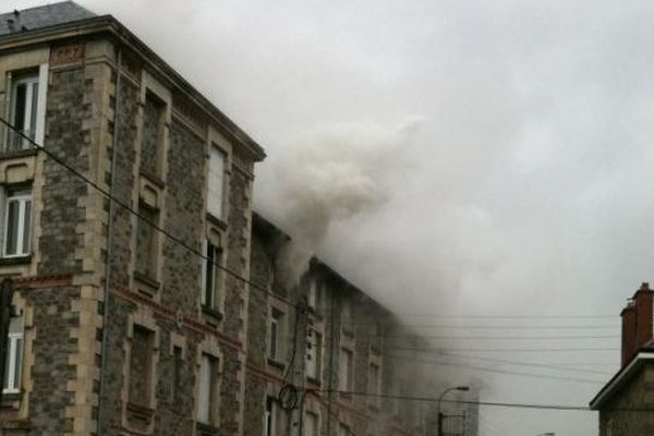 Incendie au Grand Séminaire à Limoges