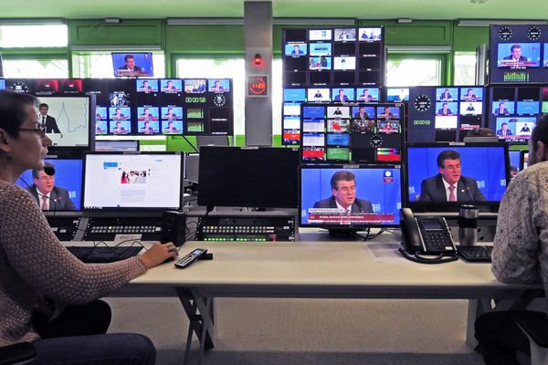 Le siège d'Euronews à la confluence de Lyon. 