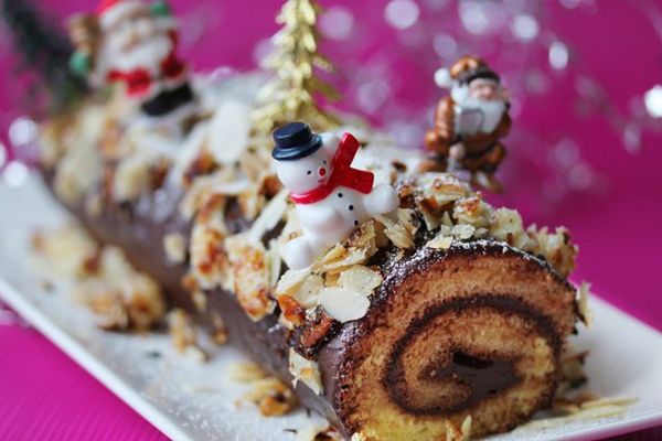 Une bûche de Noël