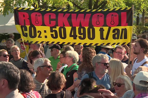 Des manifestations contre l'implantation de Rockwool avaient lieu à Soissons le 7 octobre 2023.