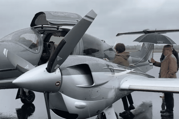 L'arrivée des "flying doctors" à Nevers (Nièvre), jeudi 2 mai 2024.