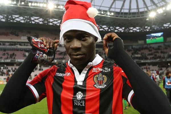 Mario Balotelli, en 2016, à l'Allianz Riviera