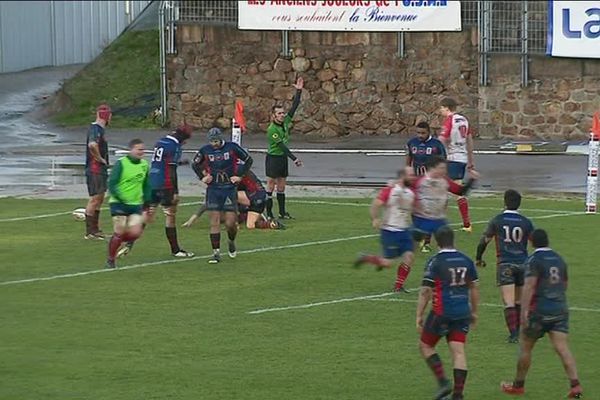 9ème victoire consécutive pour l'USAL qui a battu Clermont Cournon d'Auvergne 13 à 11