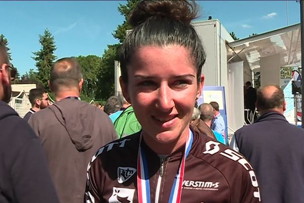 Lucie Jounier, médaille de bronze aux championnats de France de l'Avenir