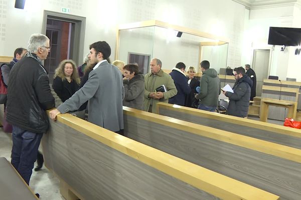 La salle d'audience où s'est déroulé le procès à la cour d'assises de Montauban (Tarn-et-Garonne).