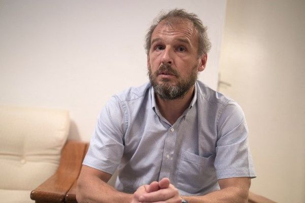 Sébastien Chadaud-Pétronin en Mauritanie, le 24 novembre dernier