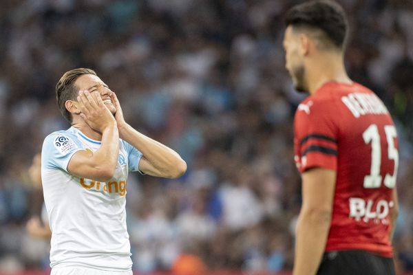 L'OM arrache un nul (2-2) à l'issu du match contre Rennes à domicile, lors de la troisième journée de championnat de France