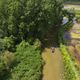 Le marais audomarois s'étend sur 15 communes du Pas-de-Calais et du Nord et couvre une surface de 37 km², ce qui en fait la plus vaste zone humide de la région.