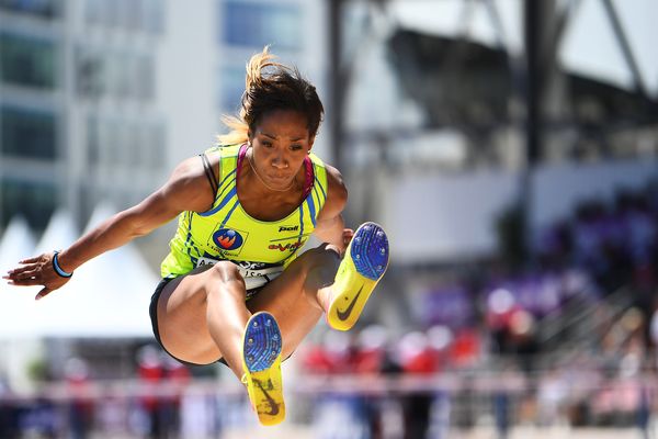 Images d'archives. Jeanine Assani Issouf, la star limougeaude du triple saut.