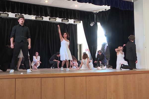 Jour d'audition pour les étudiants de l'école de théâtre de Chantilly.