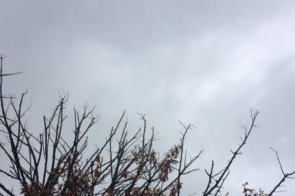 Un ciel tout bouché au dessus de Montpellier, ce lundi 21 novembre. L'Hérault est en vigilance orages pour les orages, les pluies et les inondations