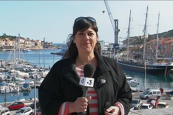 C'est le dernier 3 mâts de commerce français du 19°siècle encore navigant. Le Belem est à visiter à Port-Vendres jusqu'à fin mars.