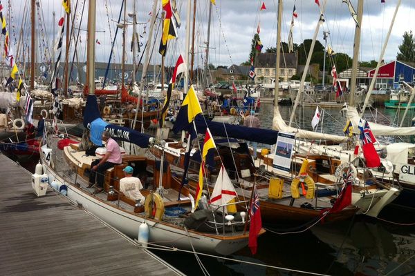 Les bateaux de la Channel Regatta à Paimpol