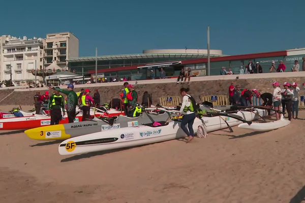 La Vendée va'a rassemble 27 équipages.