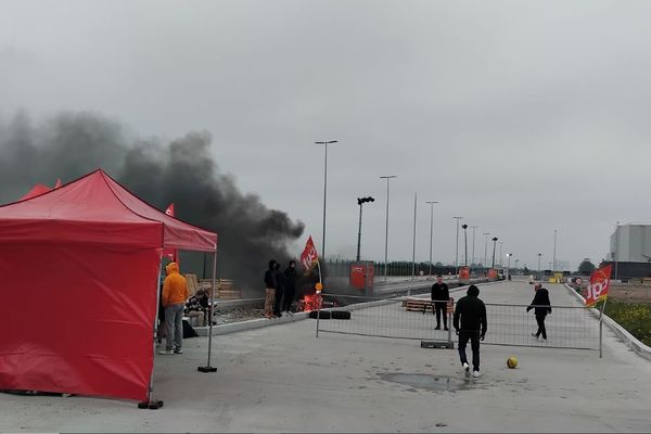 L'entrée du site Clarebout de Bourbourg, ce dimanche 19 maiu 2024.