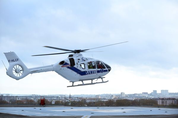 La victime a été héliportée à l'hôpital à Toulouse.