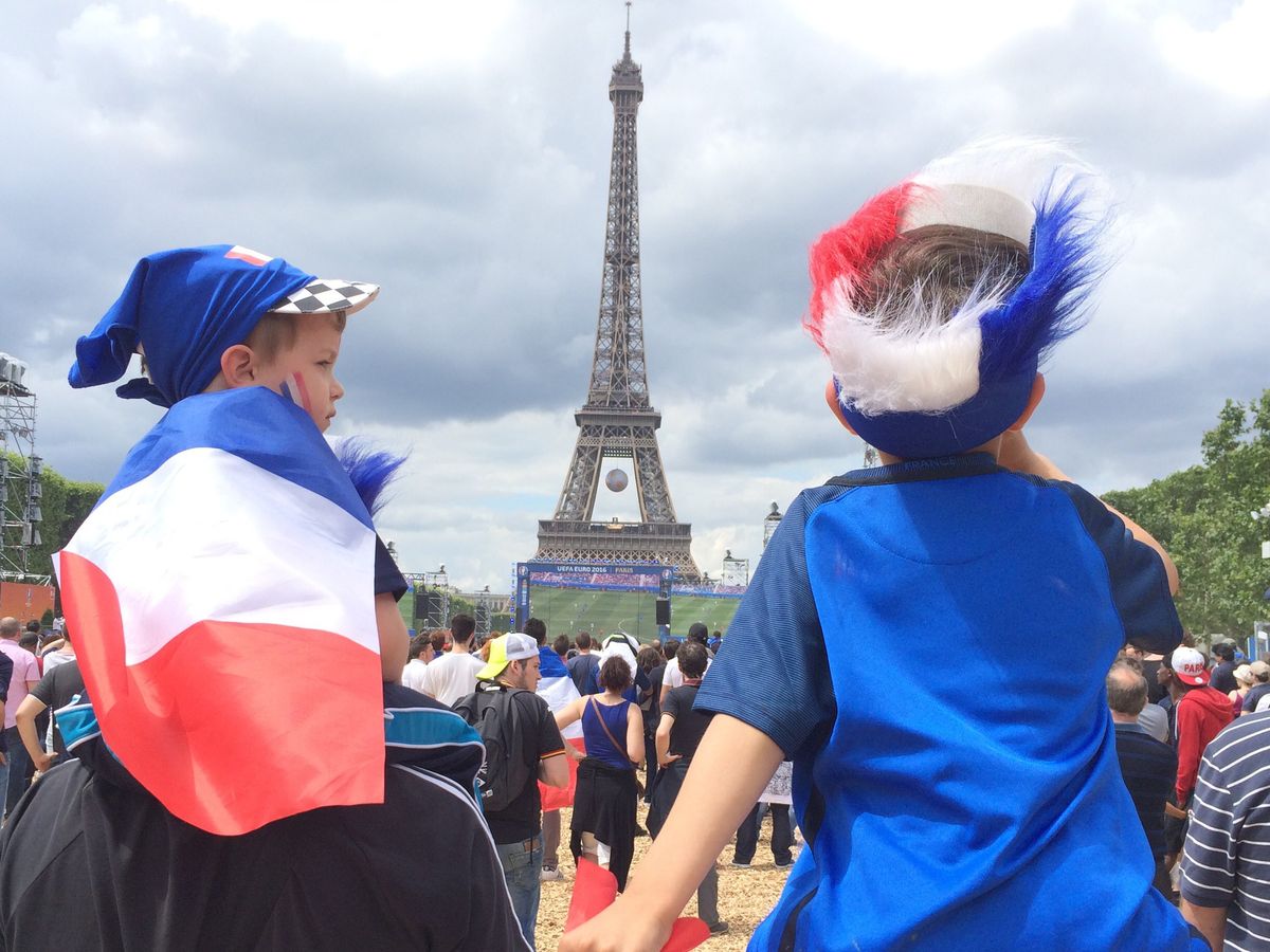 Sticker Bébé Fanzone Foot - Petit Supporter PSG