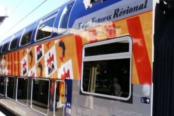 Les TER nouvelle génération en gare de Marseill.