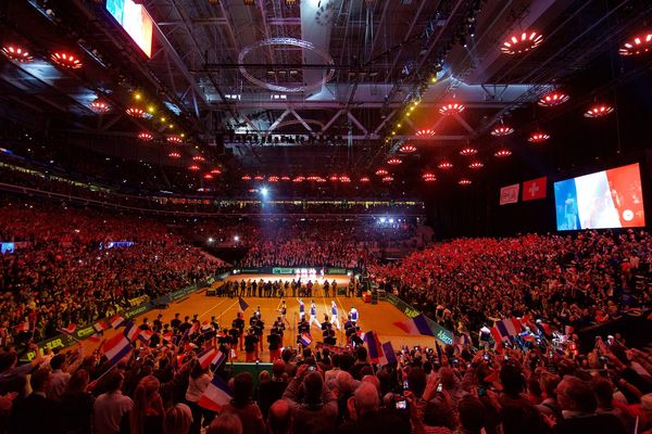 Le Stade Pierre-Mauroy avait déjà accueilli la finale de Coupe Davis France-Suisse en 2014