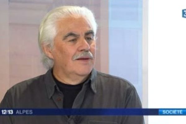 Serge Papagalli sur le plateau de France 3 Alpes