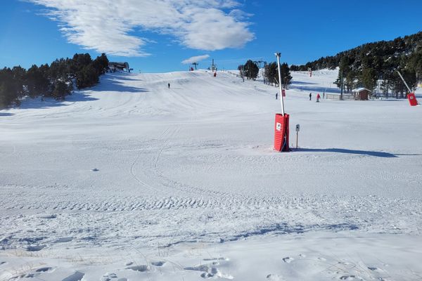 Station de ski des Angles (Pyrénées-Orientales), vendredi 3 décembre 2021.