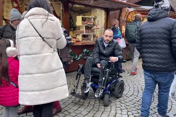 Les difficultés se multiplient pour les personnes en situation de handicap lors du marché de Noël de Strasbourg.