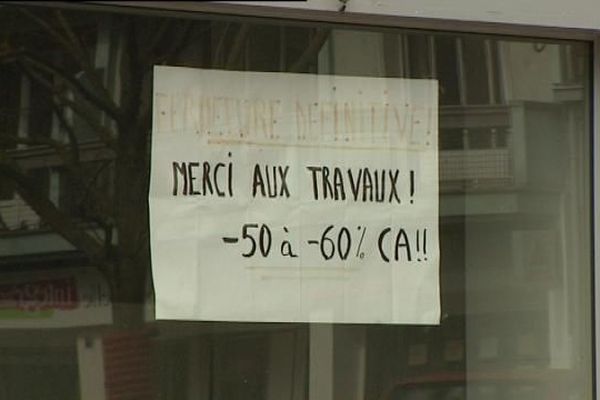 Les commerçants ont souffert des travaux du tramway