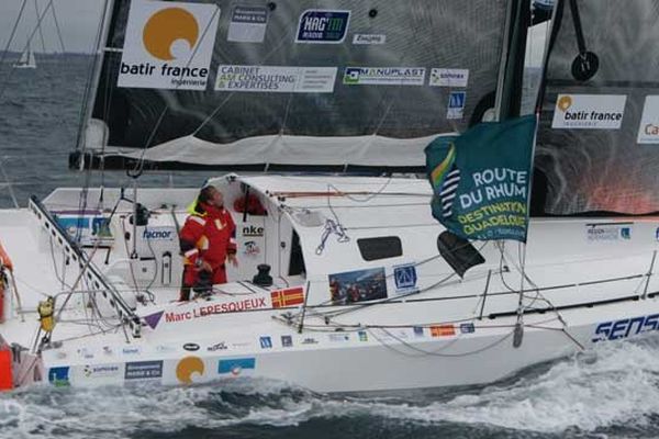 Le skipper calvadosien Marc Lepesqueux