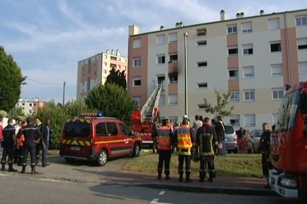 Les pompiers de Limoges ont déployé d'importants moyens.