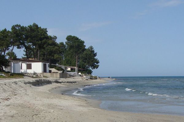 Plage de Vignale à Ghisonaccia, illustration.