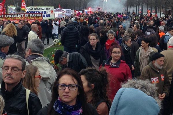 De très nombreux manifestants à Toulouse