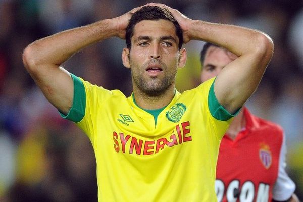 Shechter lors du match entre le FC Nantes et l'AS Monaco le 24 août 2014