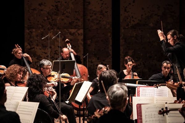 L'Orchestre de Picardie, ici dirigé par la Lilloise Lucie Leguay.