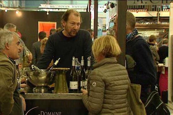 Stands de Vinisud à Montpellier février 2016