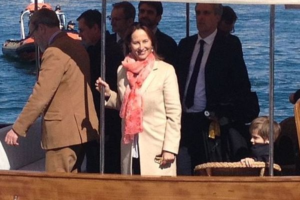 La ministre de l'Environnement Ségolène Royal à Sète à l'occasion d'Escale à Sète - 26 mars 2016