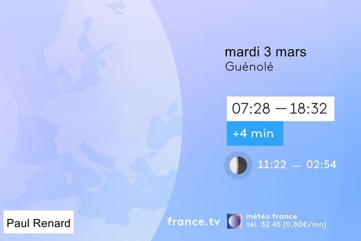 Meteo France Previsions Pour Ce Mardi 3 Mars Et Pour Les Prochains Jours