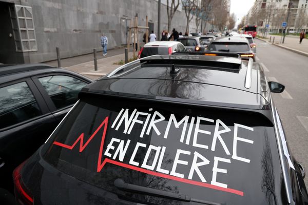 Le 12 février dernier, le mouvement "Infirmiers en colère" avait lancé une opération escargot à Marseille et dans toute la France.