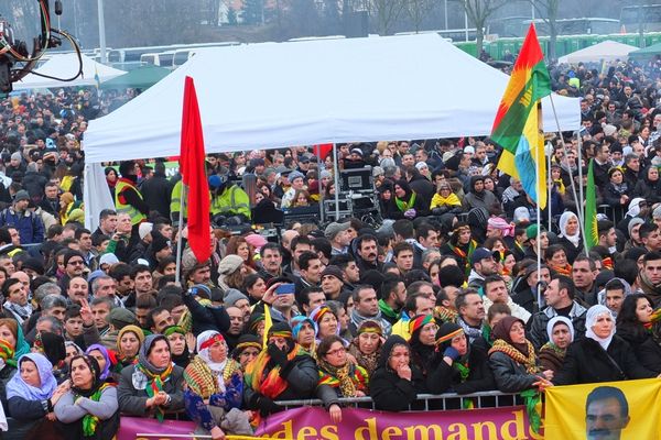 Des milliers de Kurdes ont manifesté à Strasbourg