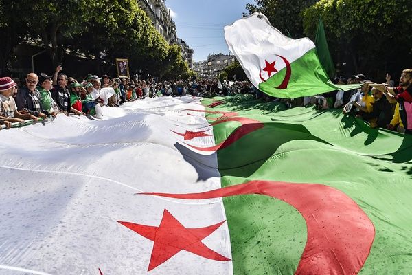 En mai 2019, manifestation à Alger. 