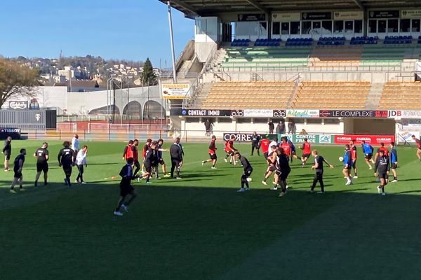 Dernier entrainement à Brive avant le départ pour le pays gallois.