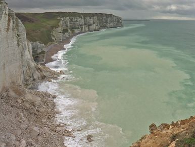 Falaises d tretat effondrement de l arche embl matique de la