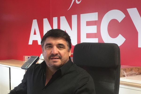 Stéphane Loison, président du FC Annecy