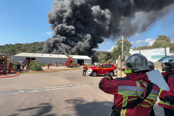 Mardi 13 août, un incendie s'est déclaré à Sarrola Carcopino dans un centre de stockage de déchets.