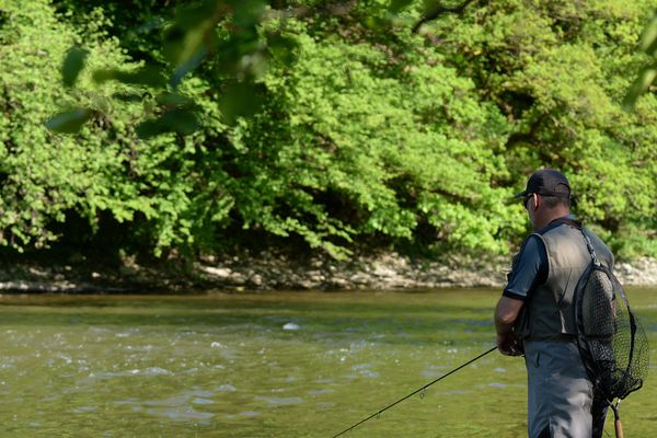 La pêche à la mouche, un geste interdit jusqu'en septembre