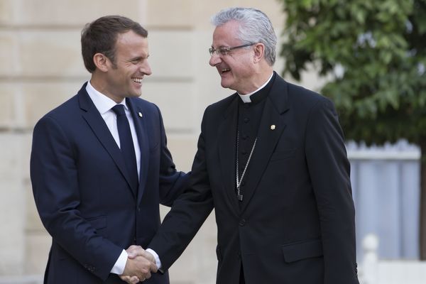 Les deux co-princes, l'évêque d'Urgell Mgr Joan-Enric Vives et Emmanuel Macron s'étaient rencontré à Paris en octobre 2017.