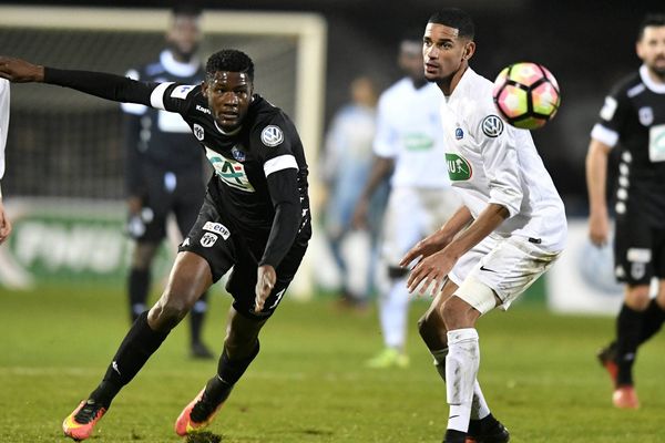 Férébory Doré lors de la Coupe de France de football, 32e de finale, en janvier 2017.