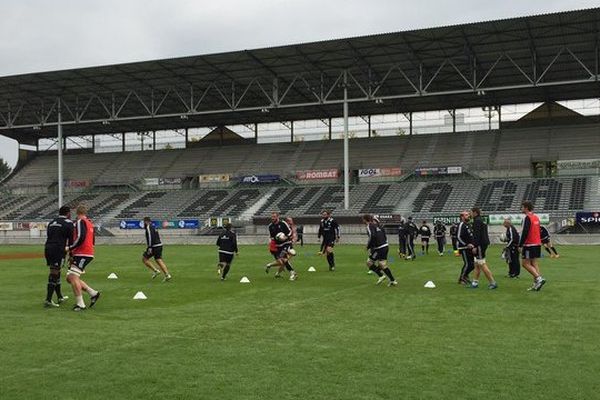 Le CAB à l'entraînement ce vendredi matin.