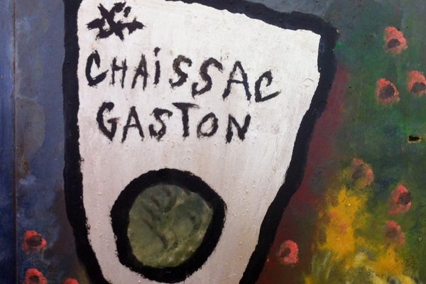 Une des oeuvre de Gaston Chaissac exposée aux Sables d'Olonne