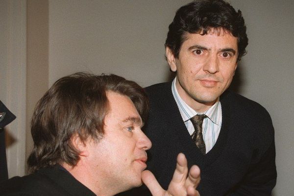 EN 1994 Charles Altièri avec son avocat Gilbert Collard