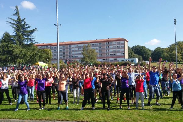 Zumba géante et fête du sport à l'université de Limoges